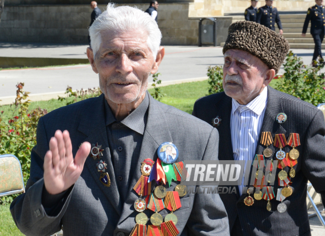 Azerbaijan marks Victory Day in Great Patriotic War. Azerbaijan, Baku, 9 May 2016  